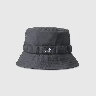 Панамка Kith With Brand Text Logo "Gray" фото № 2