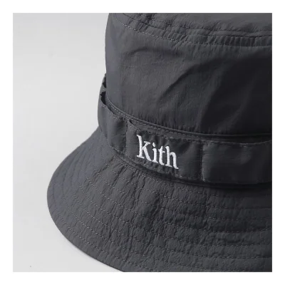 Панамка Kith With Brand Text Logo "Gray" фото № 6