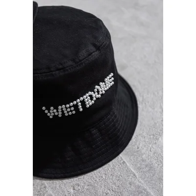 Панамка We11done Embroidered Beads "Black" фото № 5 Панамка We11done Embroidered Beads "Black" фото № 5