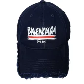 Кепка Balenciaga Paris Logo "Dark Blue"
