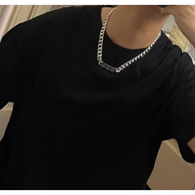 Цепочка Louis Vuitton Details Decoration - Logo Symbols "Silver" фото № 7