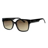 Солнцезащитные очки Prada Rounded Square Shaped With Logo "Brown/Black"