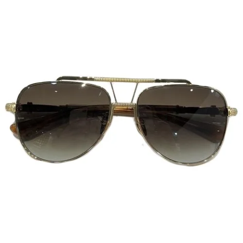 Солнцезащитные очки Chrome Hearts Frame Decorated By Small Springs "Brown"