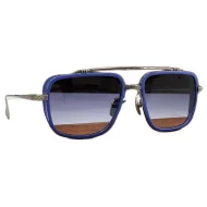 Солнцезащитные очки Chrome Hearts Temples With Decoration By Repeating Logo "Blue"