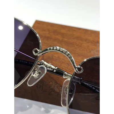 Солнцезащитные очки Chrome Hearts Decorated Bridge Of Nose "Black" фото № 3