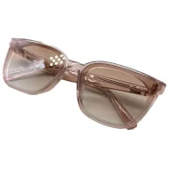 Солнцезащитные очки Gentle Monster Temples Decorated By Two Ovals And Dots "Brown"