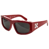 Солнцезащитные очки Off White Temples Decorated By Arrows "Red"