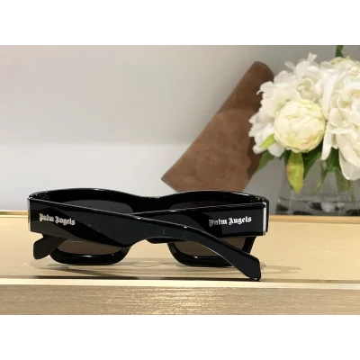 Солнцезащитные очки Palm Angels Inside Double Frame "Black/Silver" фото № 2