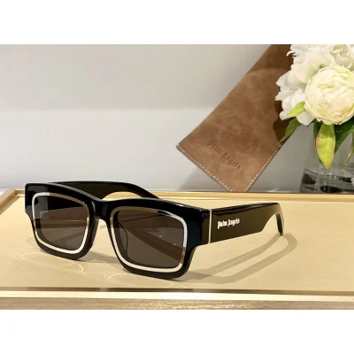 Солнцезащитные очки Palm Angels Inside Double Frame "Black/Silver" фото № 6