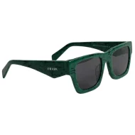 Солнцезащитные очки Prada Temples With Logo Inscription On Temples "Green"