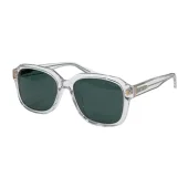 Солнцезащитные очки Prada Frame With Small Stripe And Inscription "Green/White"