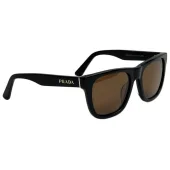 Солнцезащитные очки Prada Big Logo Letters On Frame "Black/Brown"