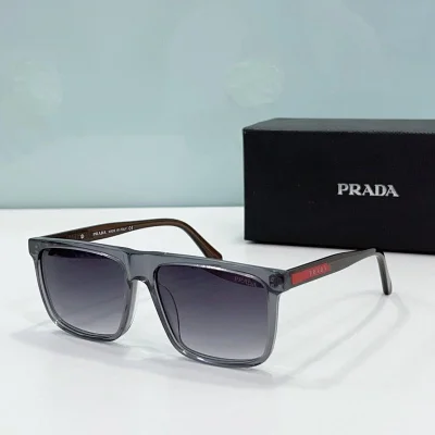 Солнцезащитные очки Prada Rectangle Shaped Colorful Frame With Inscription "Gray" фото № 2 Солнцезащитные очки Prada Rectangle Shaped Colorful Frame With Inscription "Gray" фото № 2