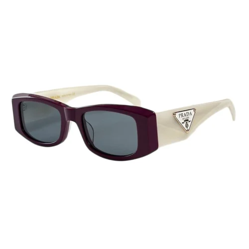 Солнцезащитные очки Prada Rectangle Shaped Narrow Frame "Violet/White"
