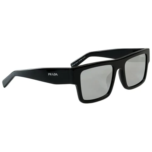 Солнцезащитные очки Prada Inscription On Temples And Rectangle Shaped "Black/Gray"