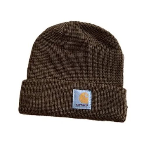 Шапка Carhartt Logo Patch "Brown"