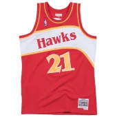 Баскетбольная Джерси NBA Atlanta Hawks 21 №21 Dominique Wilkins "Red"