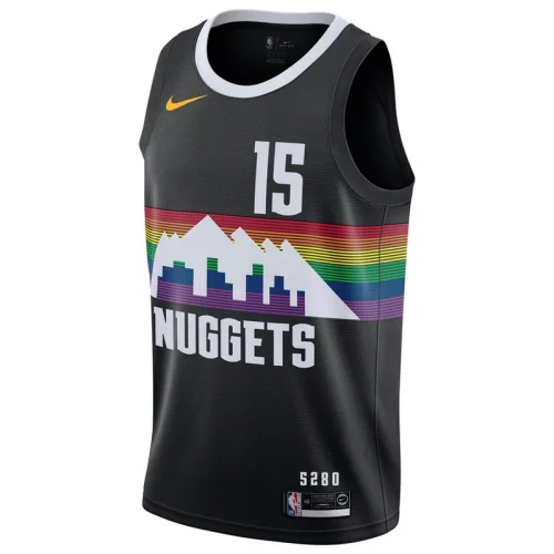 Баскетбольная Джерси Nike Denver Nuggets №15 Nikola Jokic "Black"