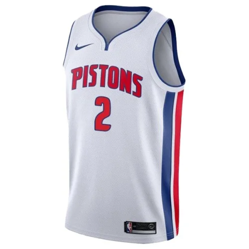 Баскетбольная Джерси Nike Detroit Pistons 20-21 №2 Cade Cunningham "White"