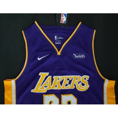 Баскетбольная Джерси Nike Los Angeles Lakers №23 LeBron James "Violet" фото № 5