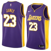 Баскетбольная Джерси Nike Los Angeles Lakers №23 LeBron James "Violet"