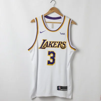 Баскетбольная Джерси Nike X NBA Los Angeles Lakers №3 Anthony Davis "White" фото № 6