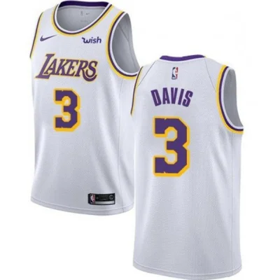 Баскетбольная Джерси Nike X NBA Los Angeles Lakers №3 Anthony Davis "White" фото № 7
