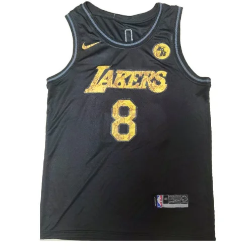 Баскетбольная Джерси Nike X NBA Los Angeles Lakers №8+24 Kobe Bryant "Black"