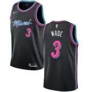 Баскетбольная Джерси Nike Miami Heat 18-19 №3 Dwyane Wade "Black"