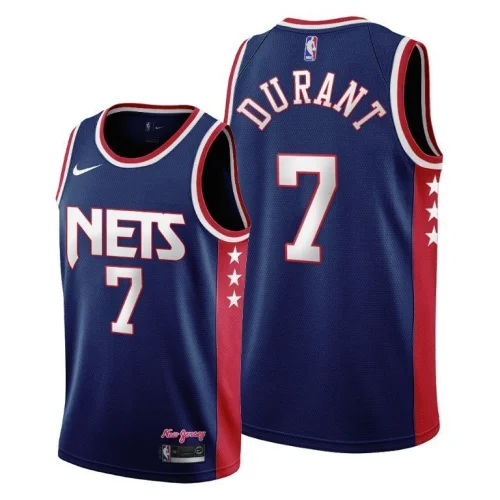 Баскетбольная Джерси Nike X NBA Brooklyn Nets 21-22 №7 Kevin Durant "Blue"