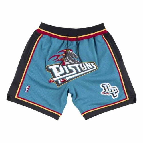 Баскетбольные Шорты Just Don Detroit Pistons "Turquoise"