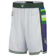Баскетбольные Шорты Nike Milwaukee Bucks 21-22 "White"