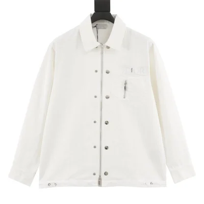 Джинсовая куртка Christian Dior Bacai "White" фото № 3