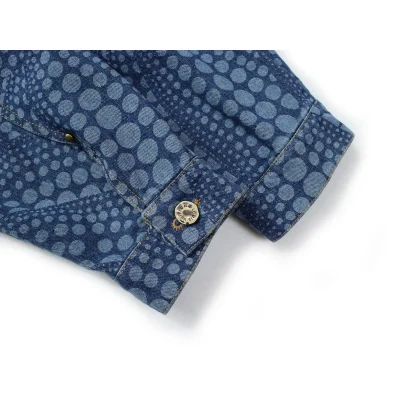 Джинсовая Куртка Louis Vuitton Polka Print - ZIP "Blue" фото № 5 Джинсовая Куртка Louis Vuitton Polka Print - ZIP "Blue" фото № 5
