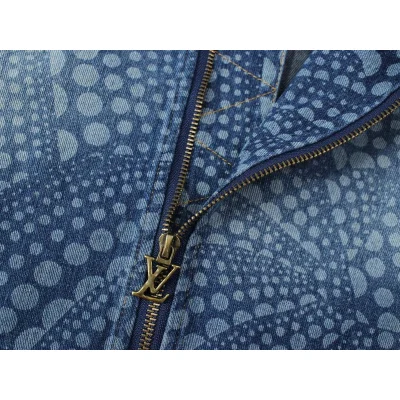 Джинсовая Куртка Louis Vuitton Polka Print - ZIP "Blue" фото № 6 Джинсовая Куртка Louis Vuitton Polka Print - ZIP "Blue" фото № 6