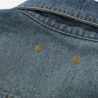 Джинсовая Куртка Louis Vuitton With Logos - ZIP "Blue" фото № 4