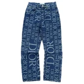 Джинсы Christian Dior Different Directions Logos "Blue"