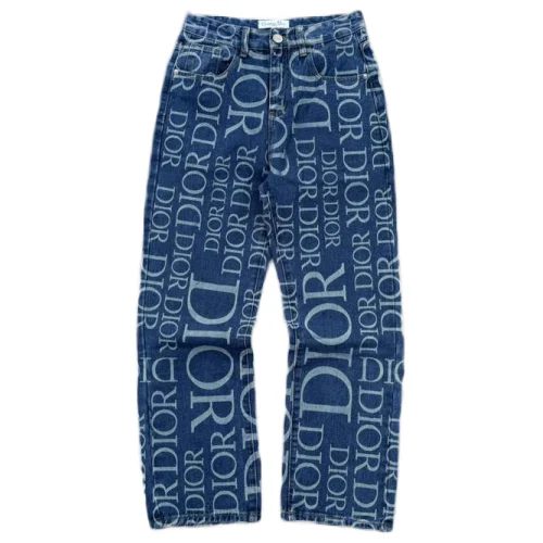 Джинсы Christian Dior Different Directions Logos "Blue"