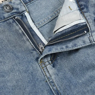 Джинсы Gallery Dept. LA Flare Distressed Splash "Light Blue" фото № 3