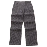 Джинсовые брюки Represent Repeated Logo Decoration "Gray"