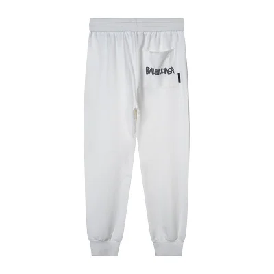 Штаны Balenciaga With Soft Text Logo "White" фото № 3