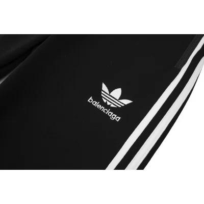 Штаны Balenciaga X Adidas With Stripes On The Sides "Black" фото № 3