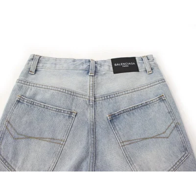 Джинсы Balenciaga Flared Scuffs "Blue" фото № 4