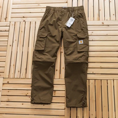 Штаны Carhartt Solid Colors 2 In 1 "Brown" фото № 2