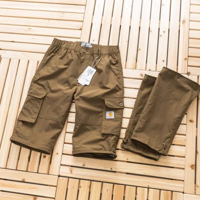 Штаны Carhartt Solid Colors 2 In 1 "Brown" фото № 4