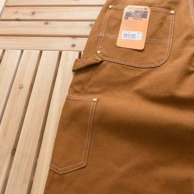 Брюки Carhartt Patches And Button Decoration "Brown" фото № 7