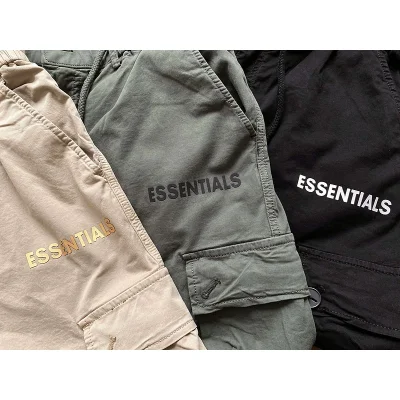 Штаны Fear Of God With Text Logo And ZIP "Beige" фото № 5