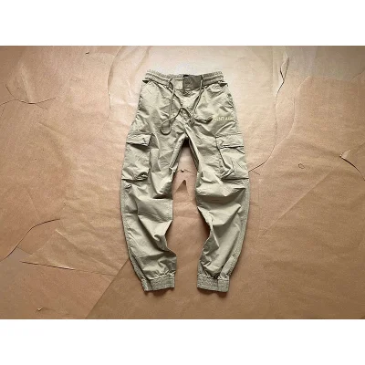 Штаны Fear Of God With Text Logo And ZIP "Beige" фото № 2