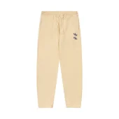 Штаны Gucci X Adidas Solid Color With Logo Reflection "Beige"