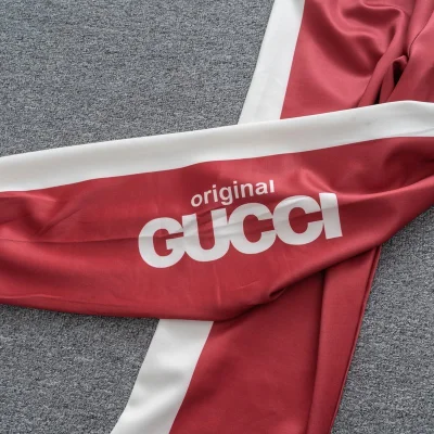 Штаны Gucci Original With Logo "Red" фото № 3